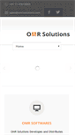 Mobile Screenshot of omrsolutions.com